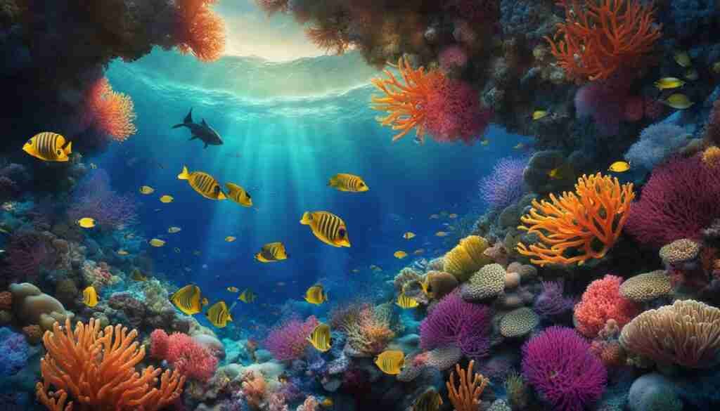 coral reefs in Maldives