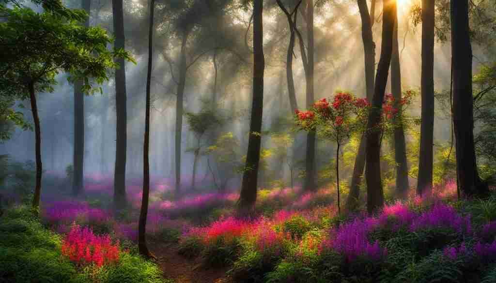 exotic wildflowers in Kerala India