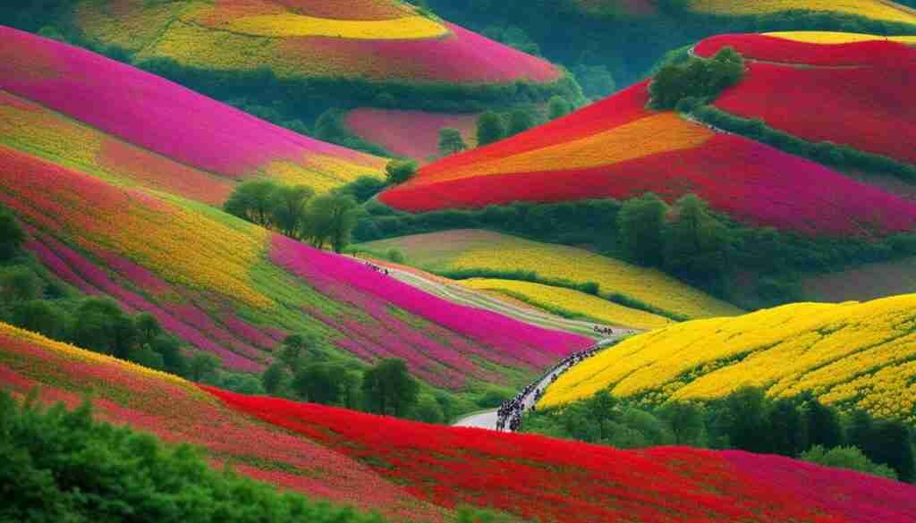 floral tourism in China