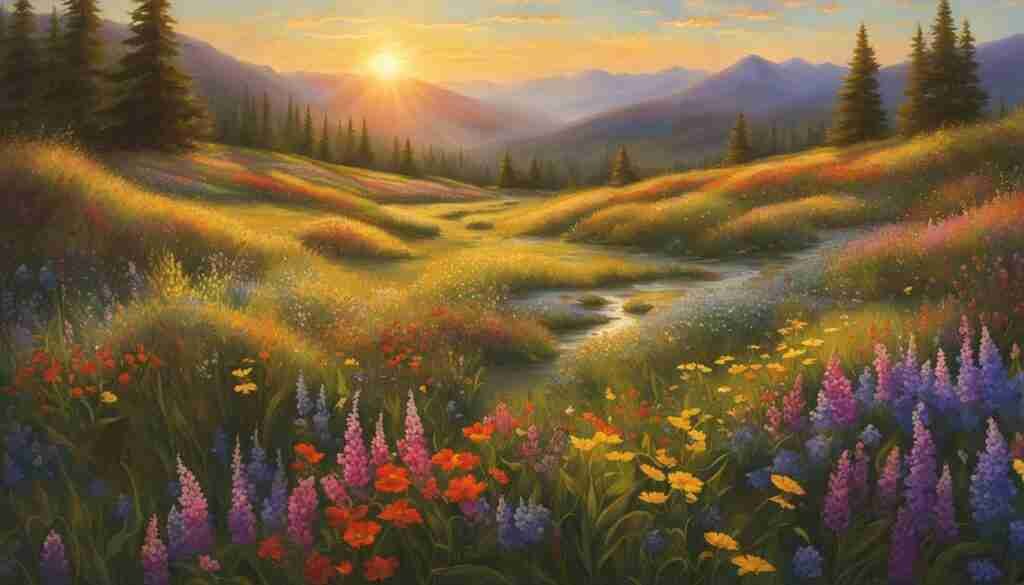 low mountain meadow low mountain meadow