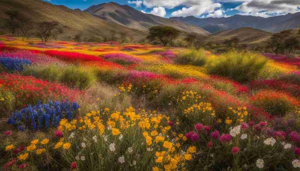 native wildflowers Bolivia