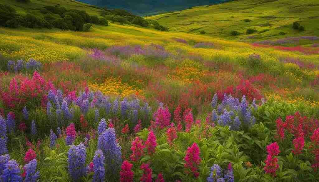 native wildflowers Saint Kitts and Nevis
