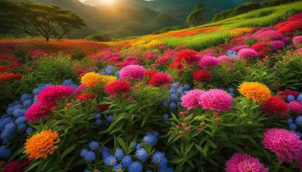 native wildflowers in Vietnam