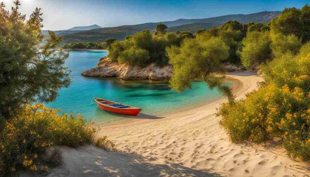 peaceful beach in North Cyprus
