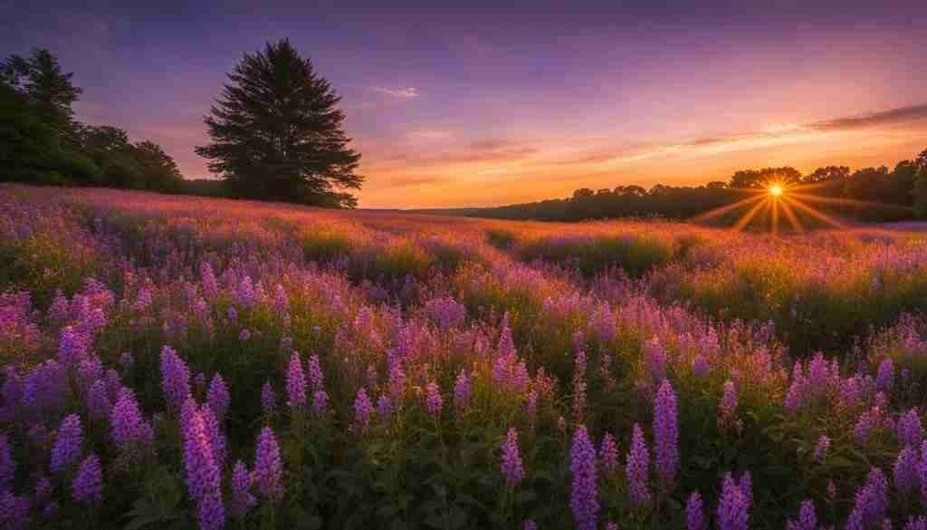 purple wildflowers in Pennsylvania