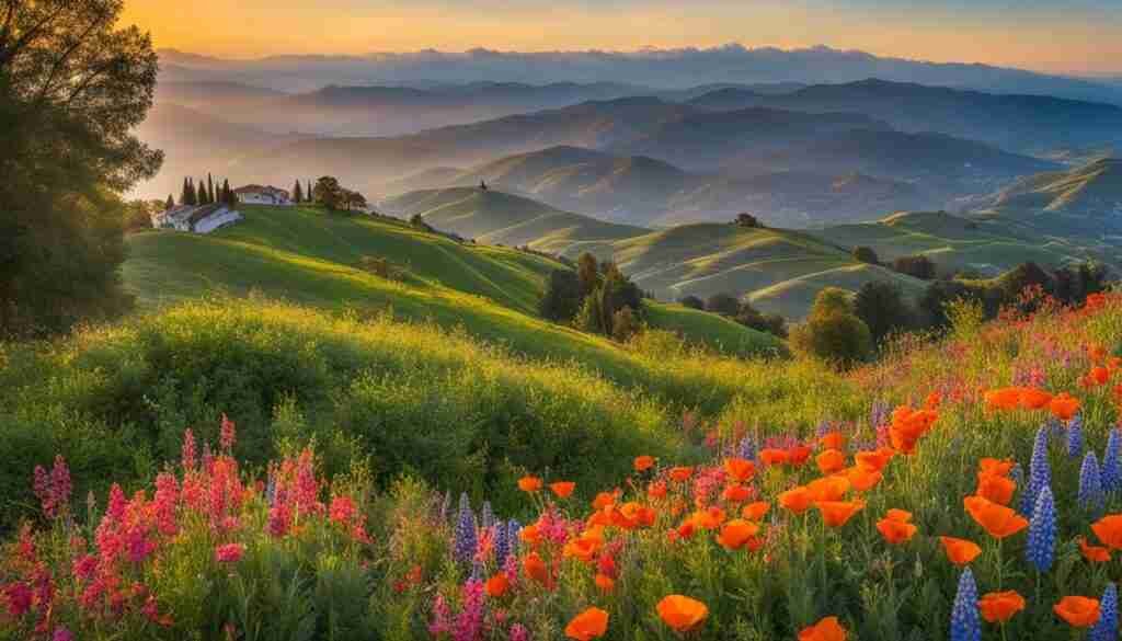 seasonal wildflowers in San Marino