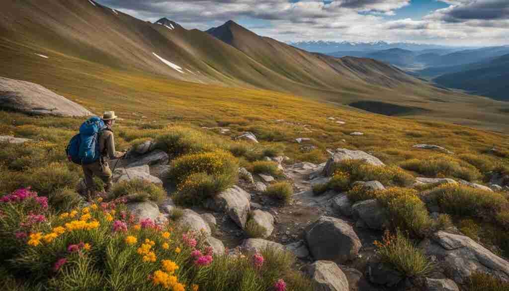 spotting wildflowers in Mongolia spotting wildflowers in Mongolia