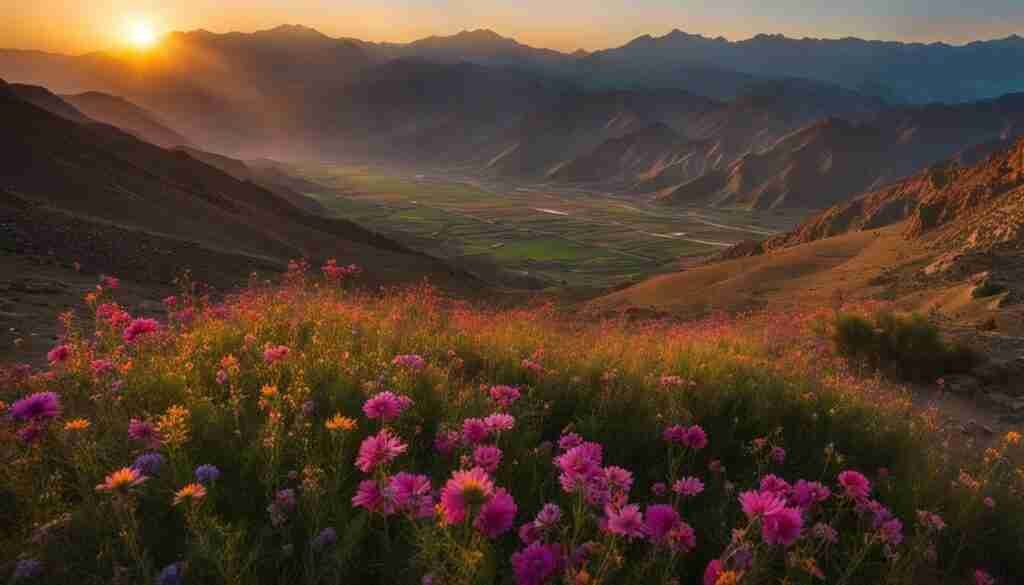 wildflower habitats in Afghanistan