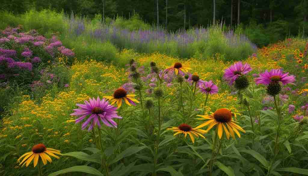 Alabama wildflower garden