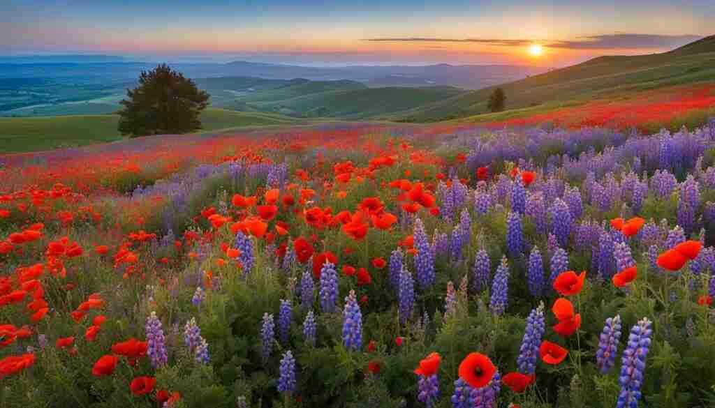 Colorful blooms in Uruguay