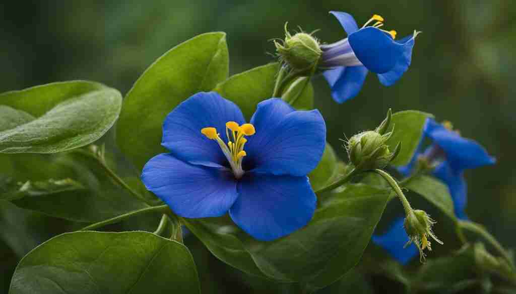 Commelina flowers in Tanzania