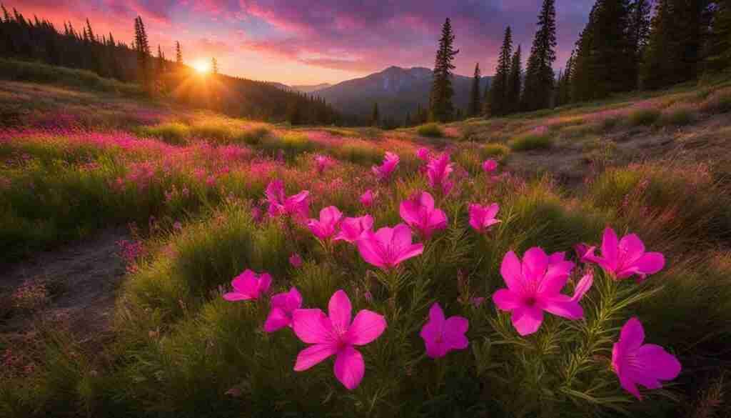 Elkhorn Clarkia Idaho Wildflower Elkhorn Clarkia Idaho Wildflower