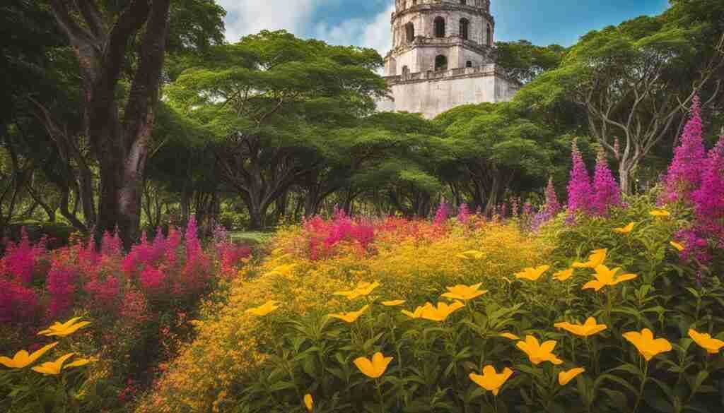 Exotic Flowering Trees in Campeche Exotic Flowering Trees in Campeche