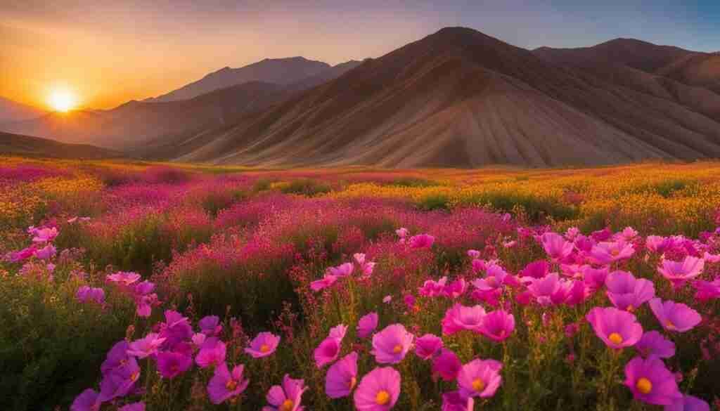 Growing Wildflowers in Turkmenistan Growing Wildflowers in Turkmenistan