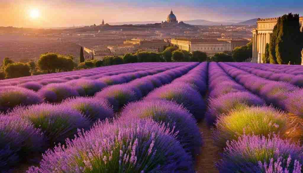 Lavender fields