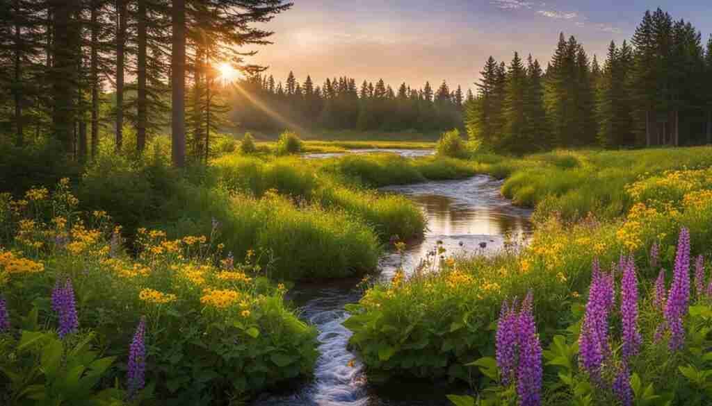 Native wildflowers in New Brunswick