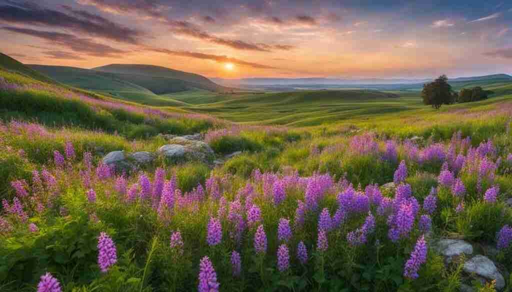 Oklahoma Purple Wildflowers