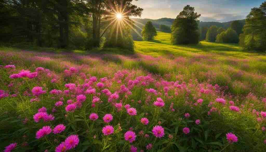 Pink Tennessee Wildflowers