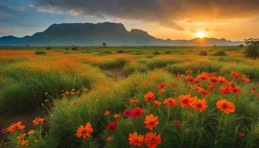 South Sudan wildflower season