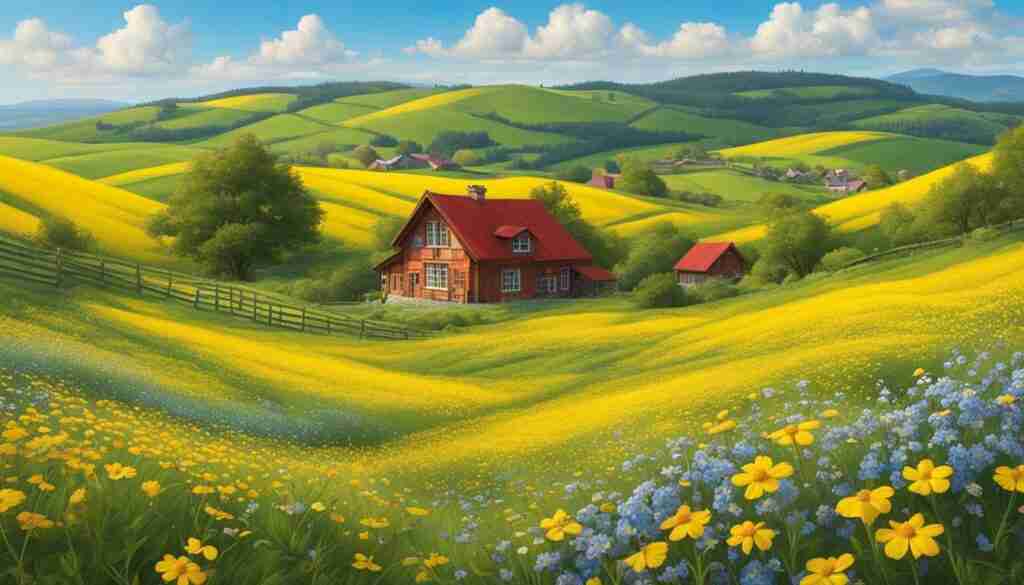 Summer wildflowers in Sweden