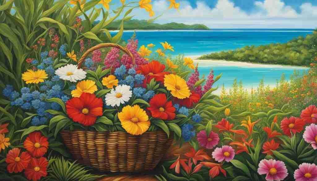Tuvalu Wildflowers in Art and Culture