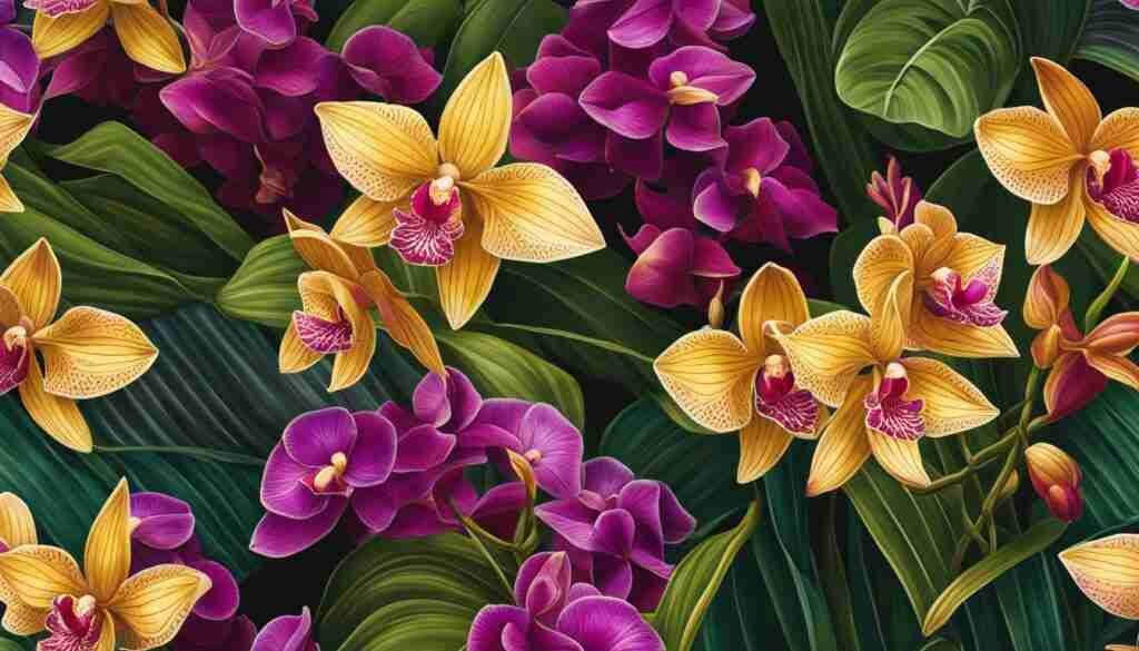 Venezuelan wild orchids