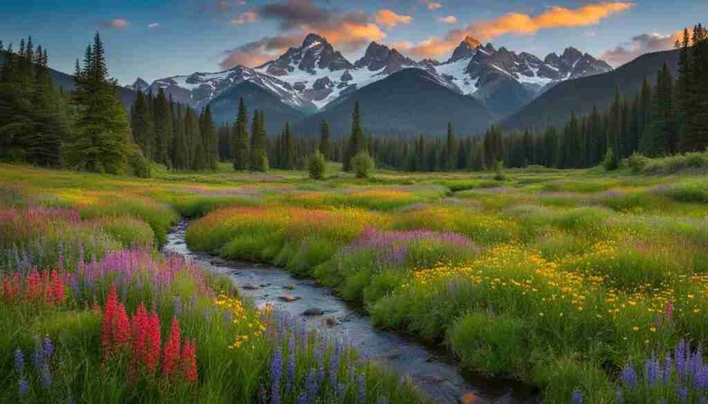 Washington wildflower community