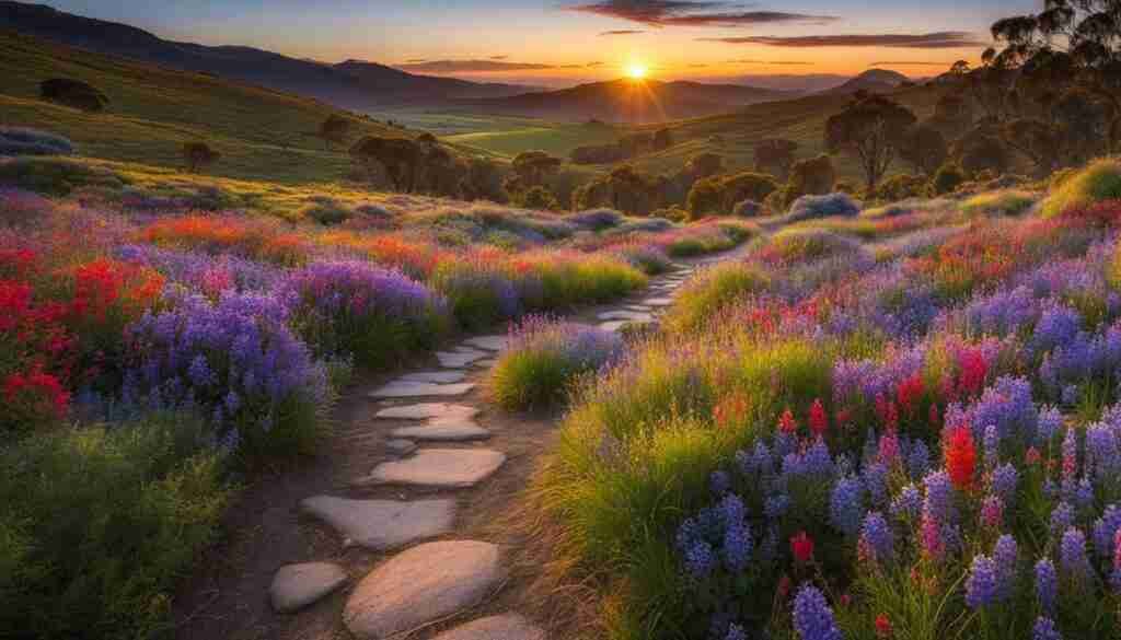 best time to see wildflowers in Tasmania