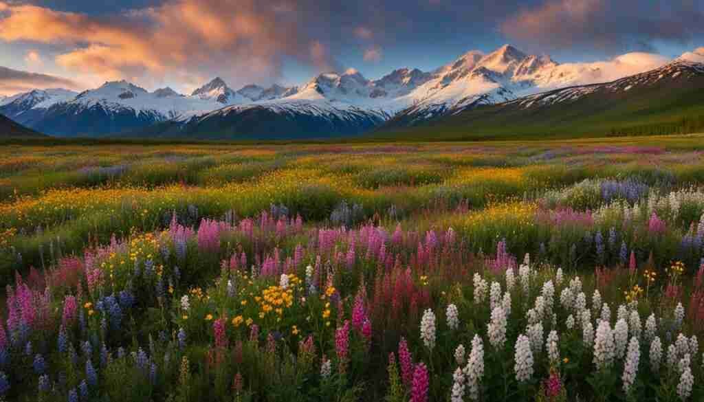 blooming flowers in Alaska blooming flowers in Alaska