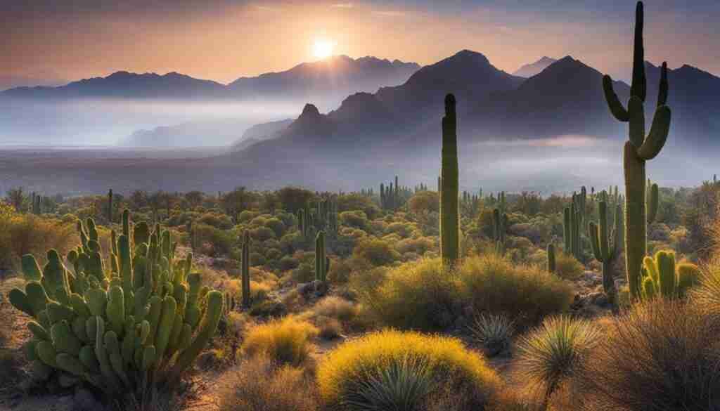 blooming wildflowers in the high desert