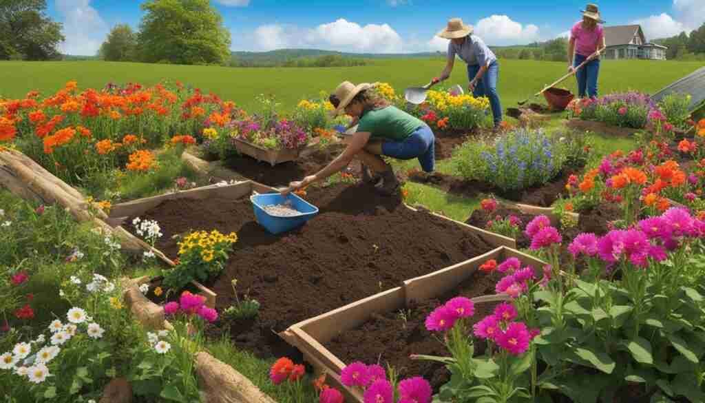 fall planting of wildflowers