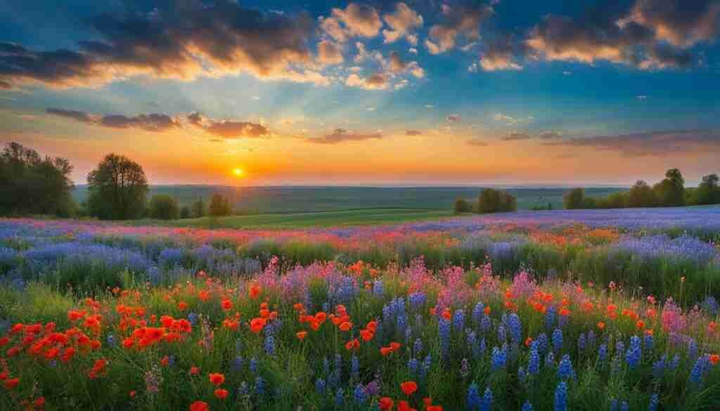 spring wildflowers in Ukraine