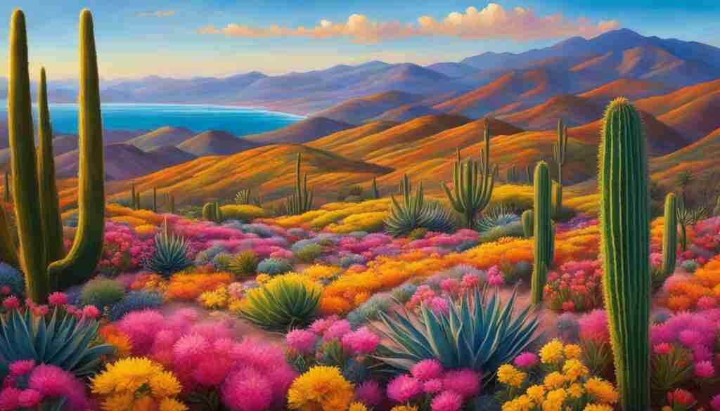 super bloom in Baja California