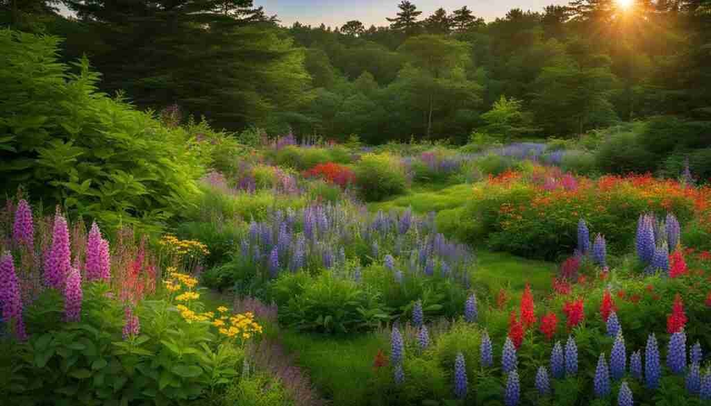 wildflower garden Massachusetts wildflower garden Massachusetts