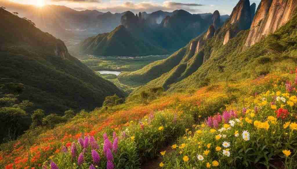 wildflower hiking trails Goias Brazil