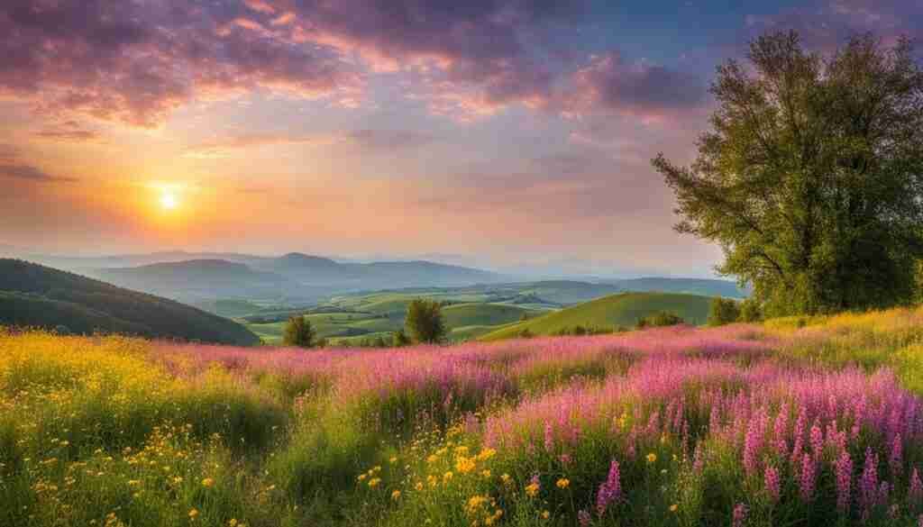 wildflowers in Serbia
