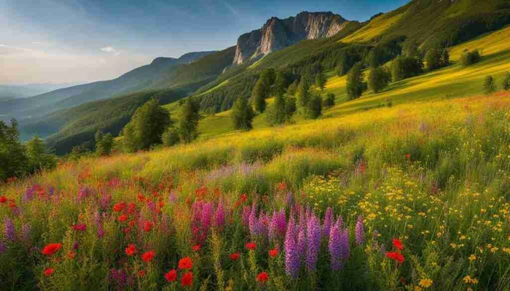 wildflowers in Serbia