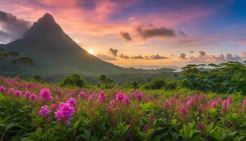 wildflowers in Solomon Islands wildflowers in Solomon Islands