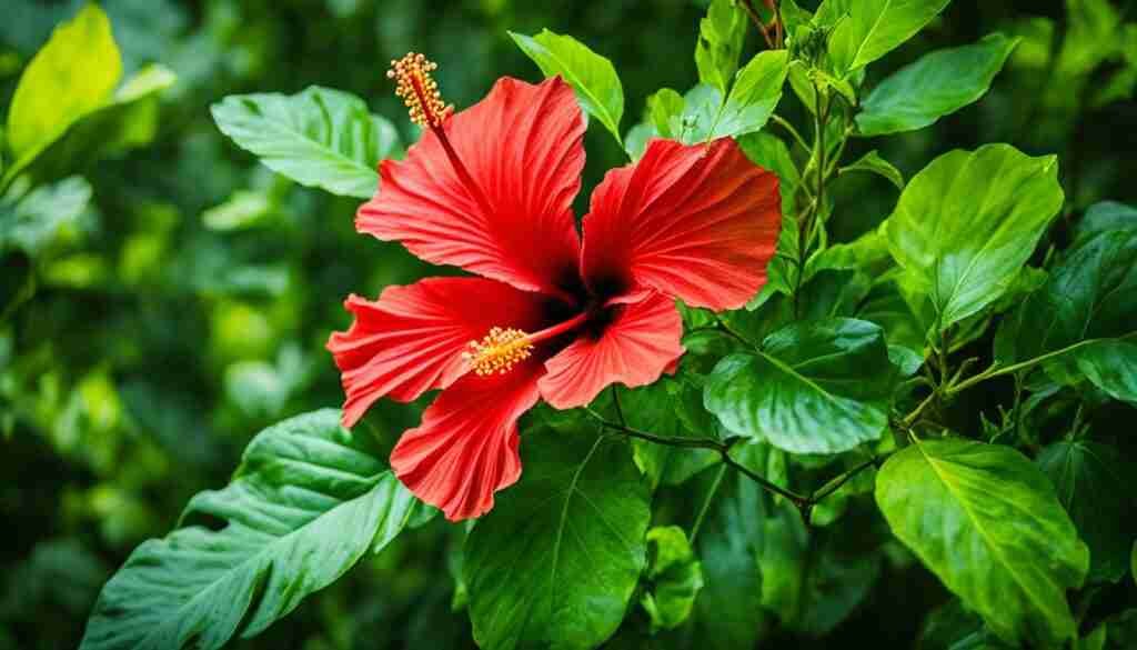 Belize red flowers Belize red flowers