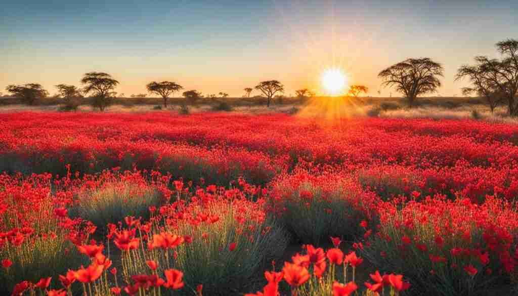 Best red flowers in Botswana