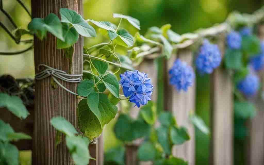Blue Balloon Vine Climbing Trellis