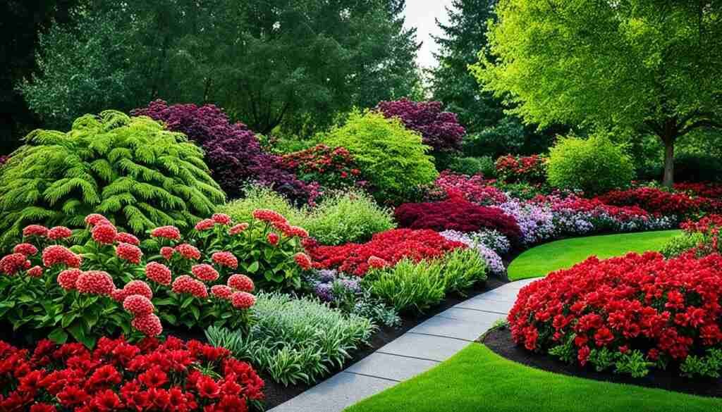 Different Shades of Red Floral Blooms Different Shades of Red Floral Blooms