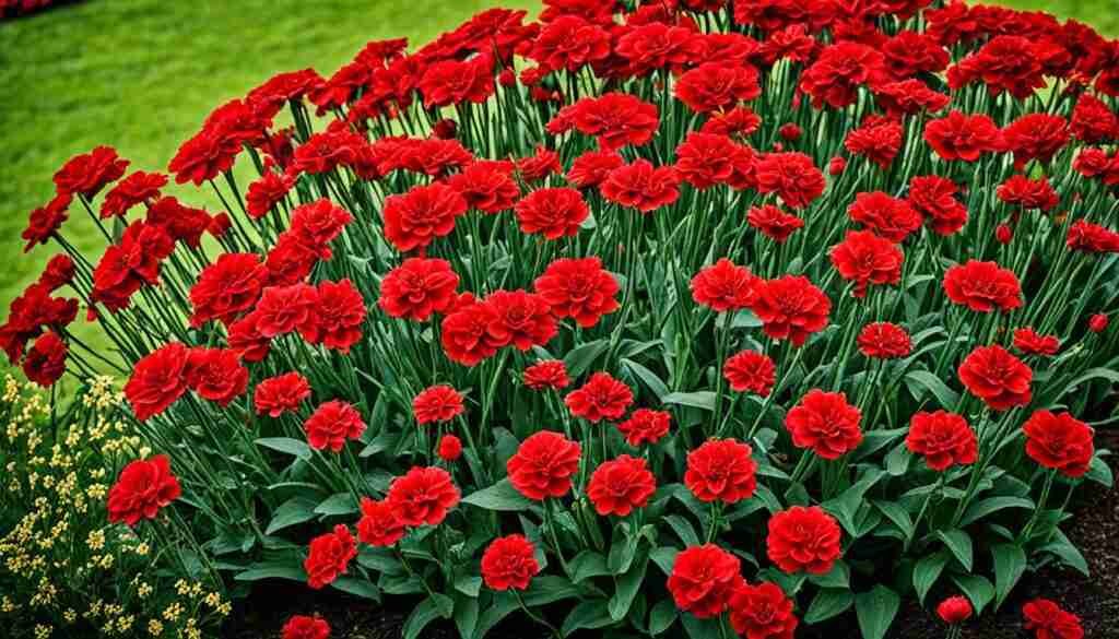 Different Shades of Red Floral Blooms