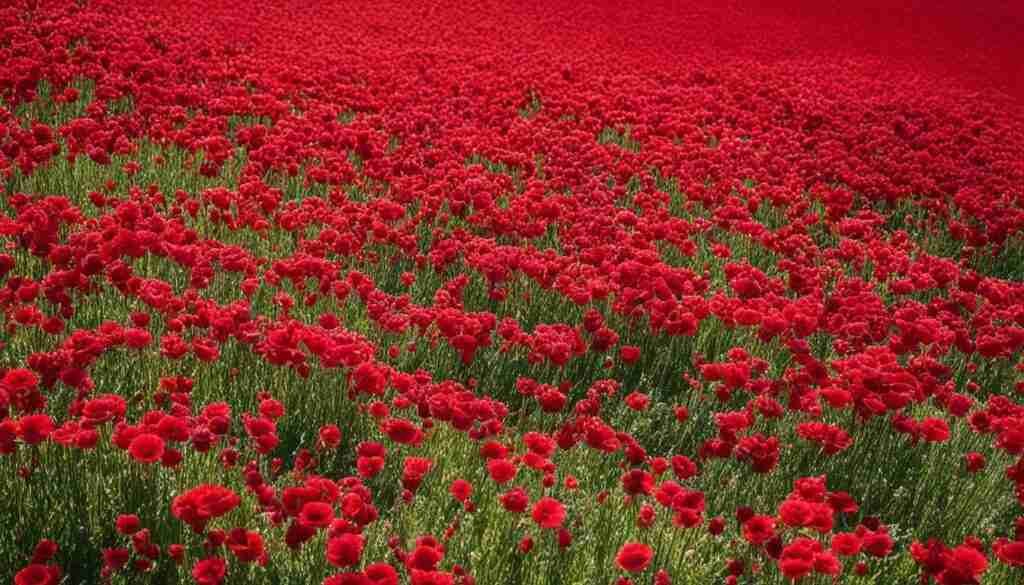 Different Shades of Red Floral Blooms Different Shades of Red Floral Blooms