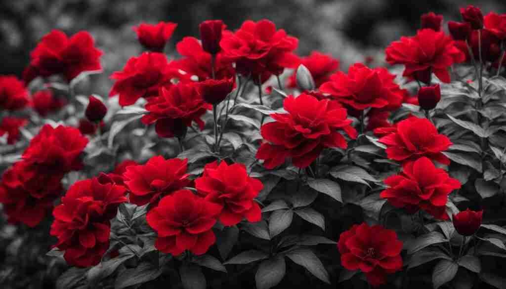Different Shades of Red Floral Blooms Different Shades of Red Floral Blooms