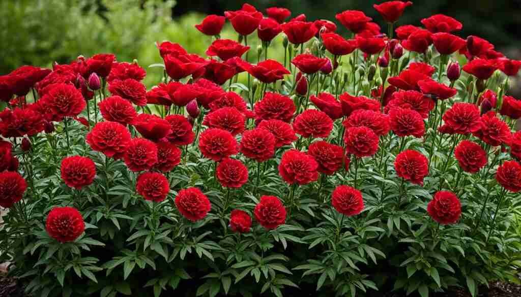 Different Shades of Red Floral Blooms Different Shades of Red Floral Blooms