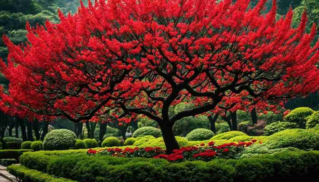 Different Shades of Red Floral Blooms