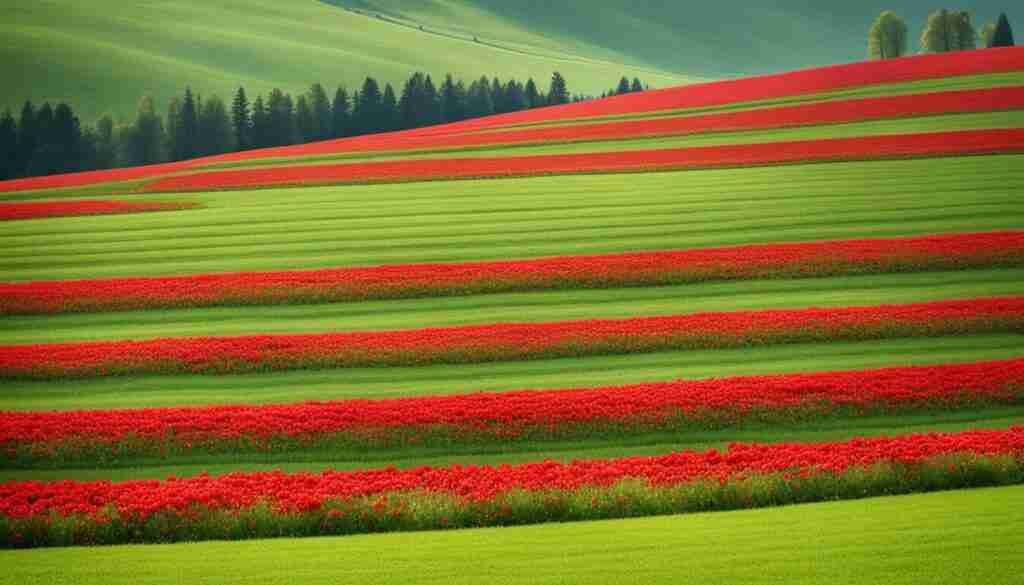 Different Shades of Red Floral Blooms in Austria Different Shades of Red Floral Blooms in Austria