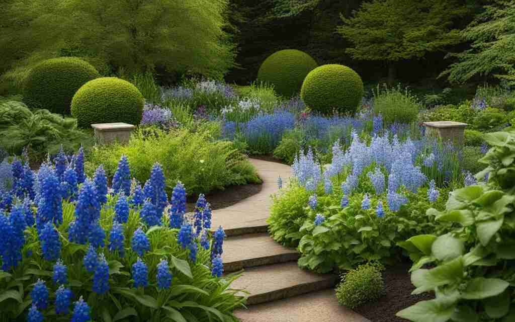 Diverse Blue Flora Varieties