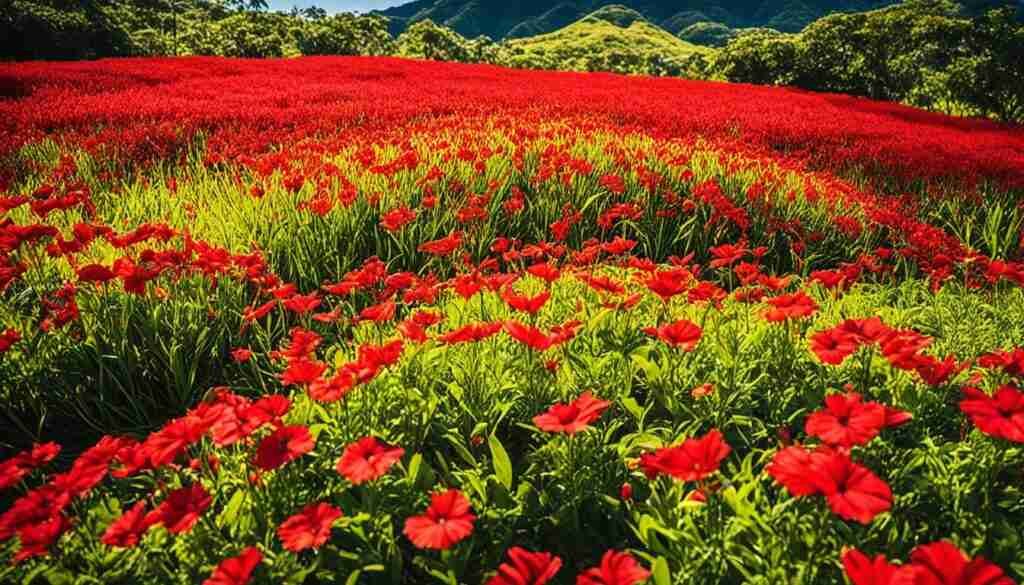 Native Red Flowers Fiji Native Red Flowers Fiji